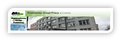 Logo Powiatowego Urzędu Pracy w Łomży